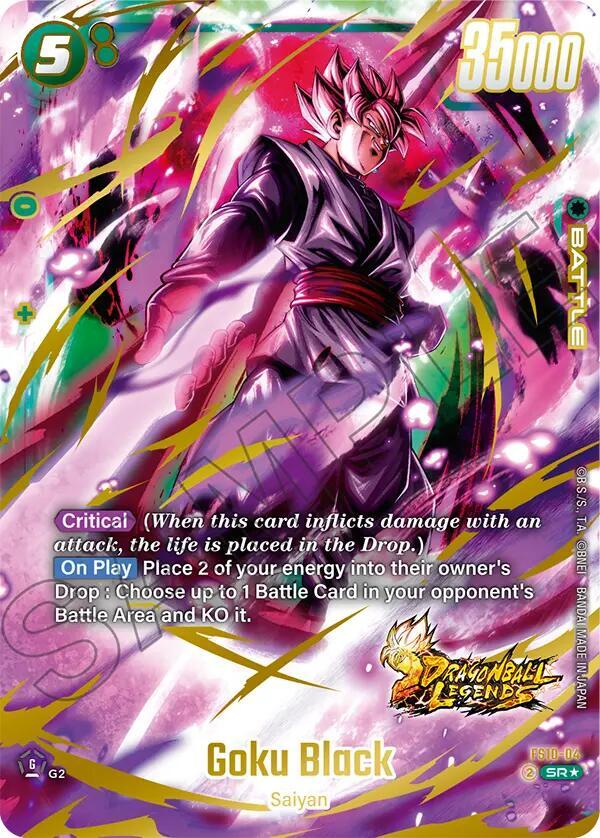 Goku Black (Bonus Pack Alternate Art) - FS10-04: Starter Deck 10 Giblet