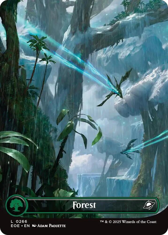 Forest (0266) (Borderless) - 266: Edge of Eternities