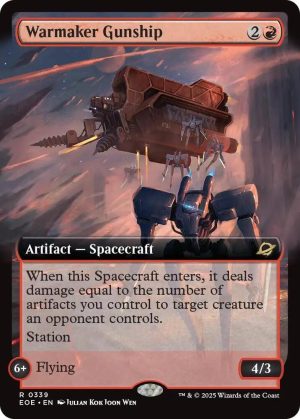 Warmaker Gunship (Extended Art) - 339: Edge of Eternities