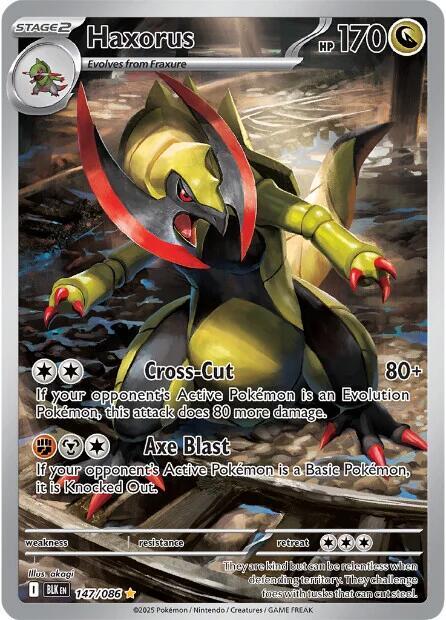 Haxorus - 147/086: SV: Black Bolt