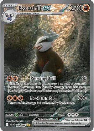 Excadrill ex - 168/086: SV: Black Bolt