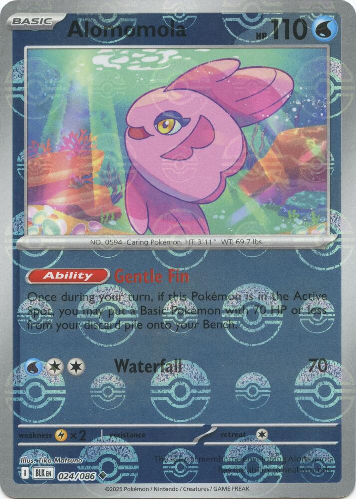 Alomomola (Poke Ball Pattern) - 024/086: SV: Black Bolt