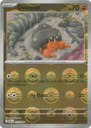 Dwebble (Poke Ball Pattern) - 051/086: SV: Black Bolt