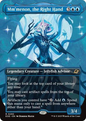 Mm'menon, the Right Hand (Borderless) - 290: Edge of Eternities