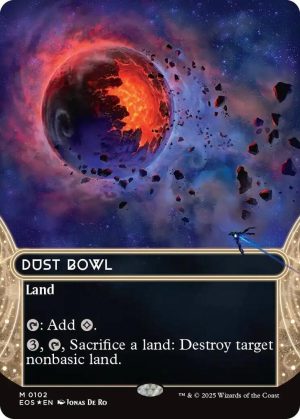 Dust Bowl (0102) (Borderless) (Galaxy Foil) - 102: Edge of eternities: Stellar Sights