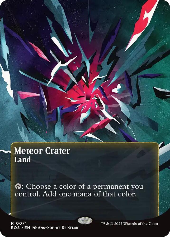 Meteor Crater (0071) (Borderless) - 71: Edge of Eternities: Stellar Sights