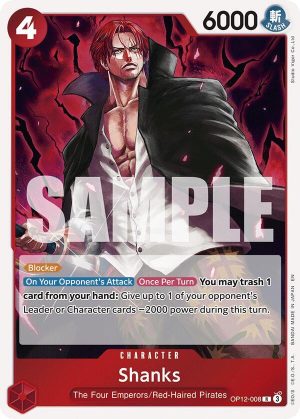 Shanks (008) - OP12-008: Legacy of the Master