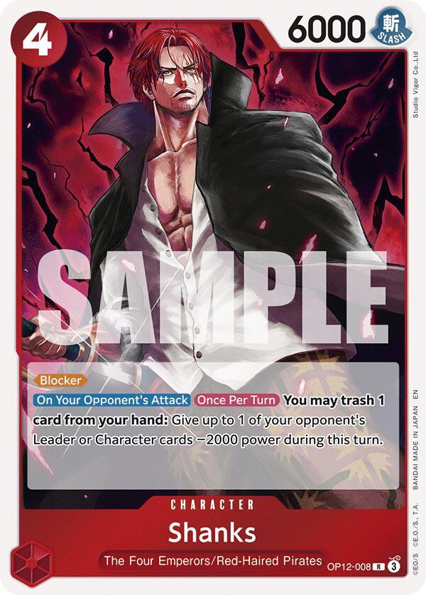 Shanks (008) - OP12-008: Legacy of the Master