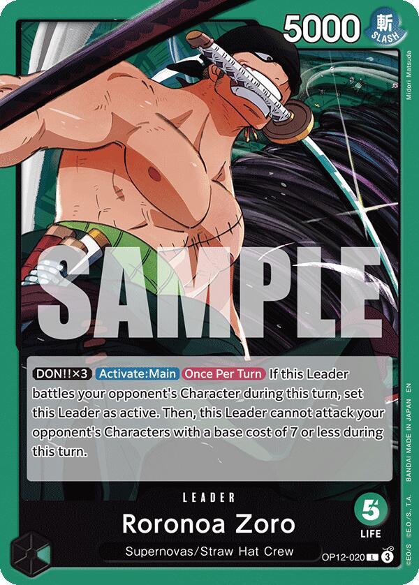 Roronoa Zoro (020) - OP12-020: Legacy of the Master