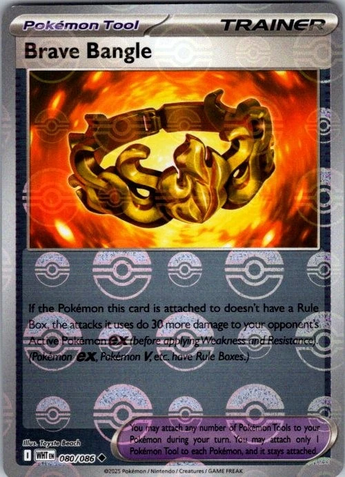 Brave Bangle (Poke Ball Pattern) - 080/086: SV: White Flare