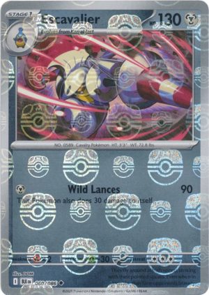 Escavalier (Master Ball Pattern) - 060/086: SV: Black Bolt