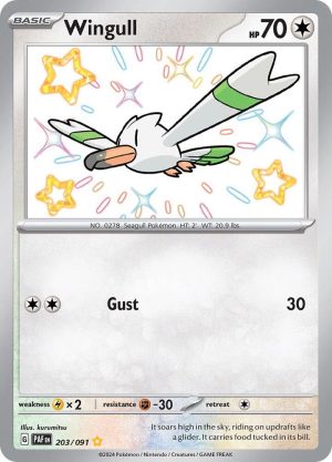 Wingull - 203/091: Paldean Fates