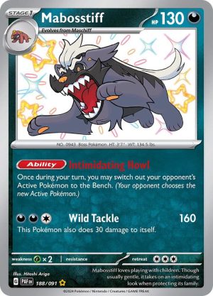 Mabosstiff - 188/091: Paldean Fates