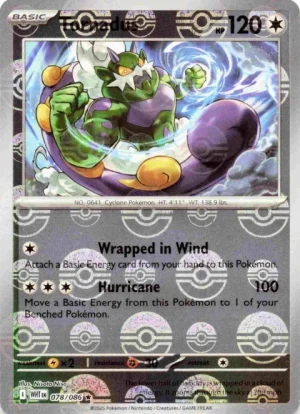 Tornadus (Poke Ball Pattern) - 078/086: SV: White Flare