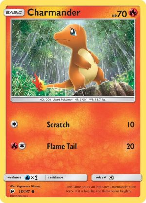 Charmander - 18/147: SM - Burning Shadows