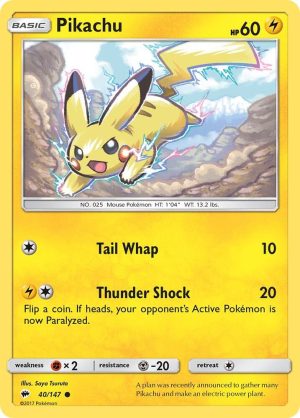 Pikachu - 40/147: SM - Burning Shadows