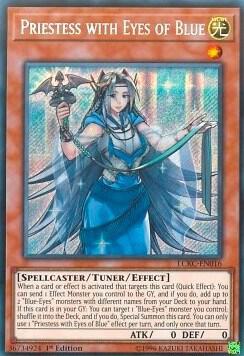 Priestess with Eyes of Blue - LCKC-EN016: Legendary Collection Kaiba