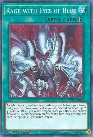 Rage with Eyes of Blue - LED3-EN004: Legendary Duelists: White Dragon Abyss