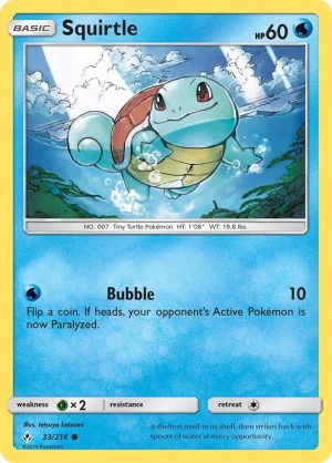 Squirtle - 33/214: SM - Unbroken Bonds