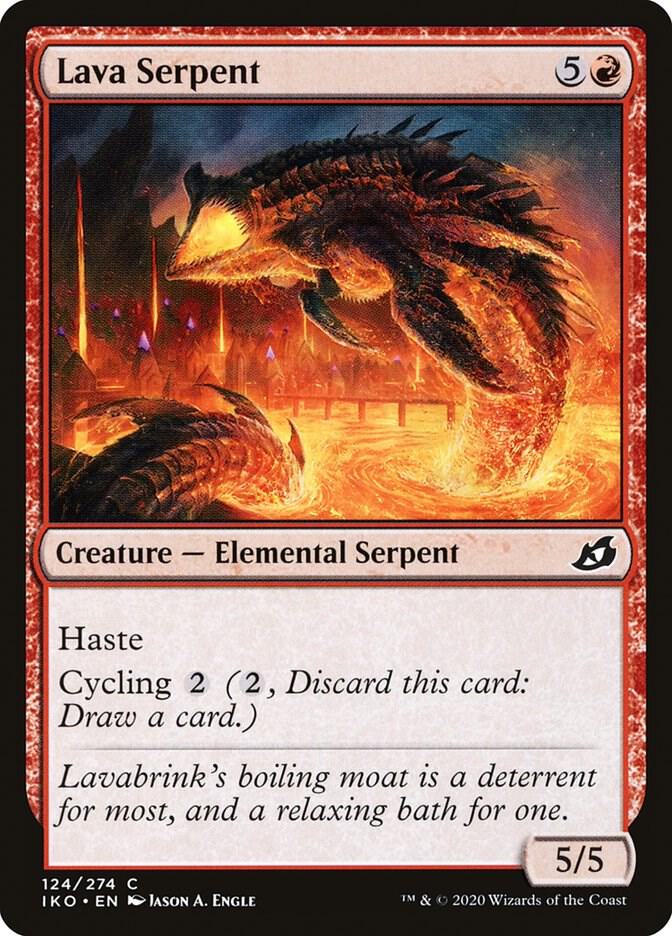 Lava Serpent - 124: Ikoria: Lair of Behemoths