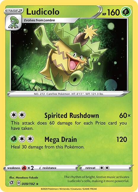 Ludicolo - 009/192: SWSH02: Rebel Clash