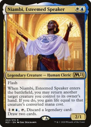 Niambi, Esteemed Speaker - 222: Core Set 2021