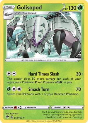 Golisopod - 018/189: SWSH03: Darkness Ablaze