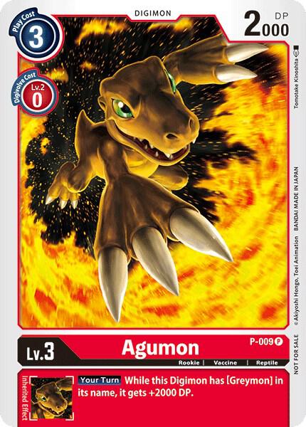 Agumon - P-009 P: Digimon Promotion Cards