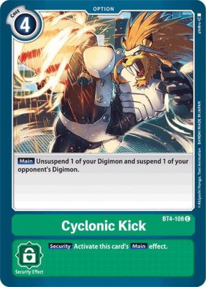 Cyclonic Kick - BT4-108 C: Great Legend