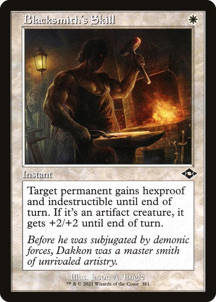 Blacksmith's Skill (Retro Frame) - 381: Modern Horizons 2