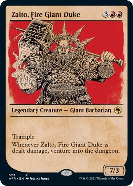 Zalto, Fire Giant Duke (Showcase) - 323: Adventures in the Forgotten Realms