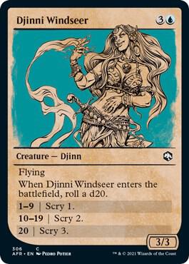 Djinni Windseer (Showcase) - 306: Adventures in the Forgotten Realms