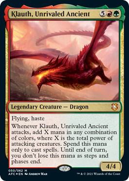 Klauth, Unrivaled Ancient - 50: Commander: Adventures in the Forgotten Realms