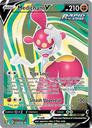 Medicham V (Full Art) - 185/203: SWSH07: Evolving Skies