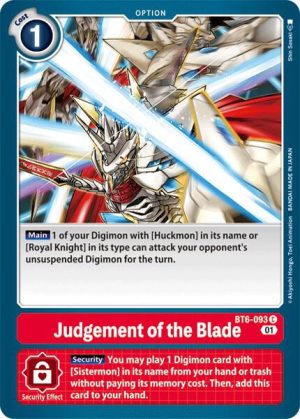 Judgement of the Blade - BT6-093 C: Double Diamond
