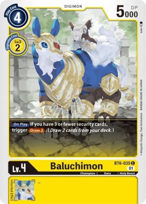 Baluchimon - BT6-035 C: Double Diamond