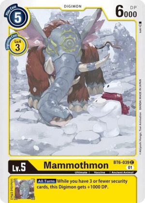 Mammothmon - BT6-039 C: Double Diamond