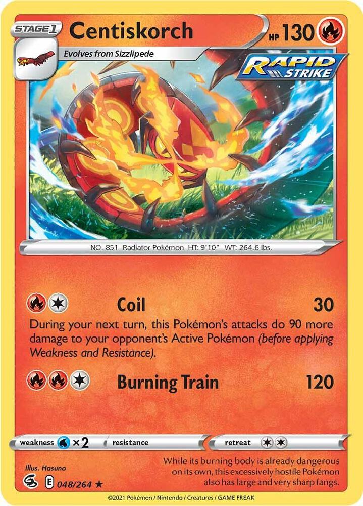 Centiskorch (48) - 048/264: SWSH08: Fusion Strike