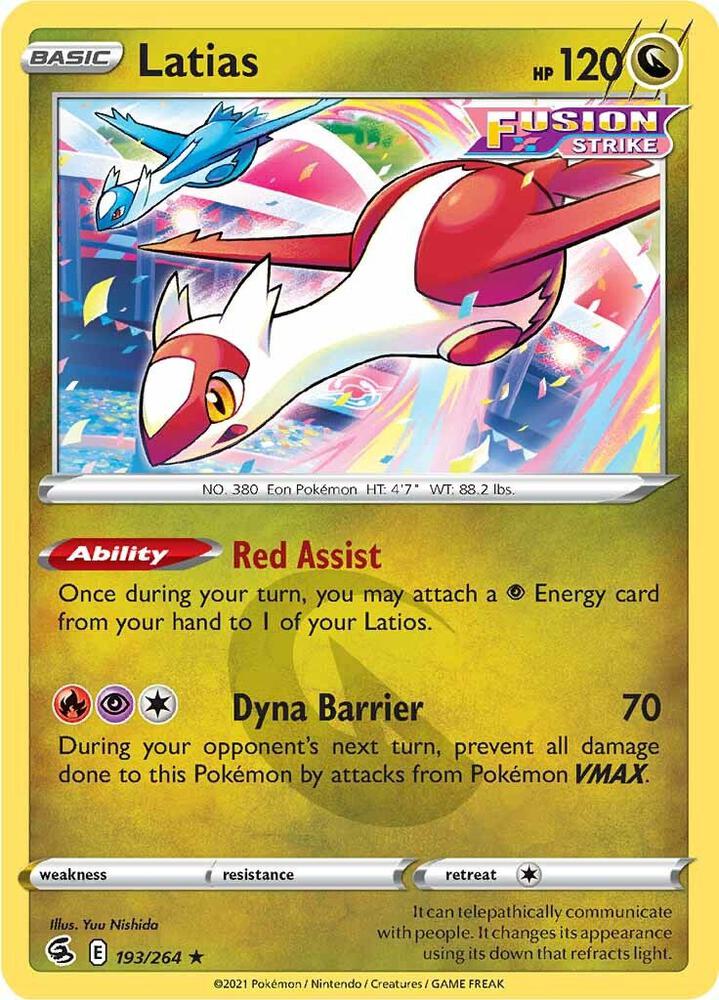 Latias - 193/264: SWSH08: Fusion Strike