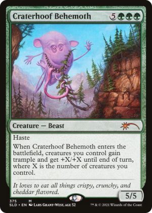 Craterhoof Behemoth (375) - 375: Secret Lair Drop Series