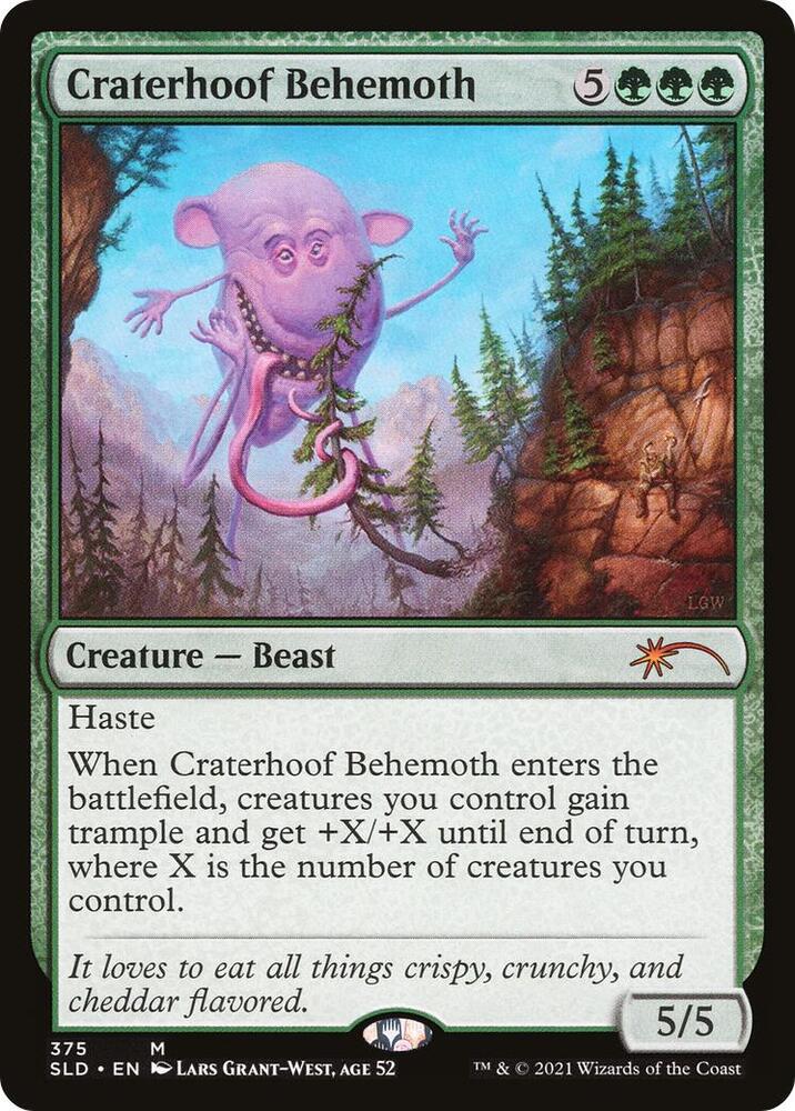 Craterhoof Behemoth (375) - 375: Secret Lair Drop Series