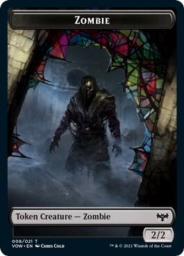 Zombie (008) // Wolf (014) Double - 8 // 14: Innistrad: Crimson Vow