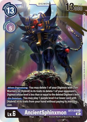 AncientSphinxmon - BT7-078: Next Adventure