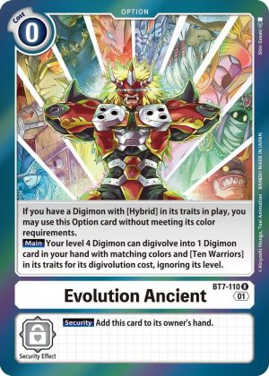 Evolution Ancient - BT7-110 R: Next Adventure