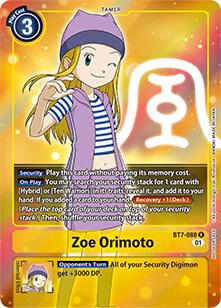 Zoe Orimoto (Box Topper) - BT7-088 R: Next Adventure