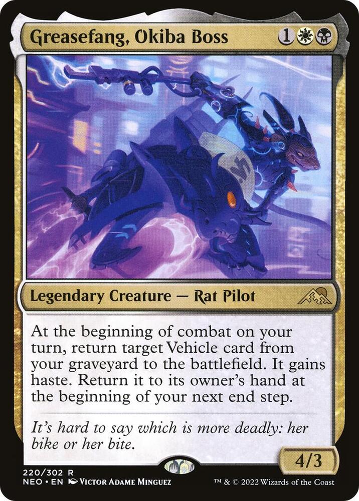 Greasefang, Okiba Boss - 220: Kamigawa: Neon Dynasty