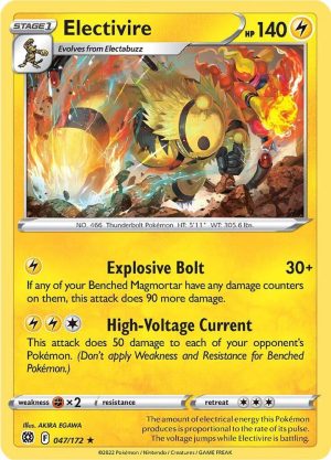 Electivire - 047/172: SWSH09: Brilliant Stars
