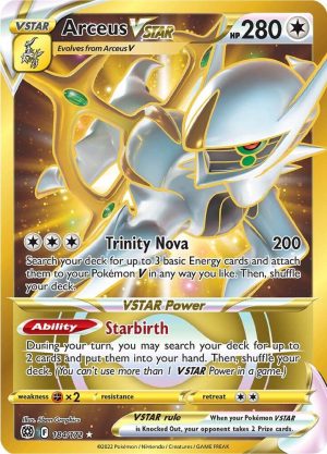 Arceus VSTAR (Secret) (184) - 184/172: SWSH09: Brilliant Stars