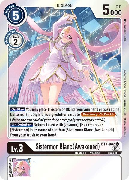 Sistermon Blanc (Awakened) - BT7-082: Next Adventure