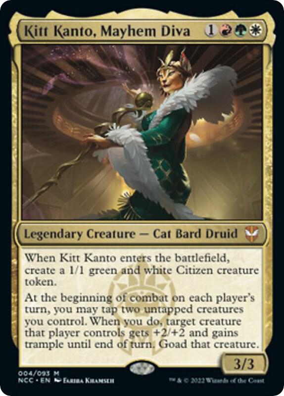 Kitt Kanto, Mayhem Diva - 4: Commander: Streets of New Capenna